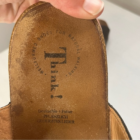 Think! Multi-Tone Leather Mizzi Mules / Slides EU42 US11 - Picture 9 of 10